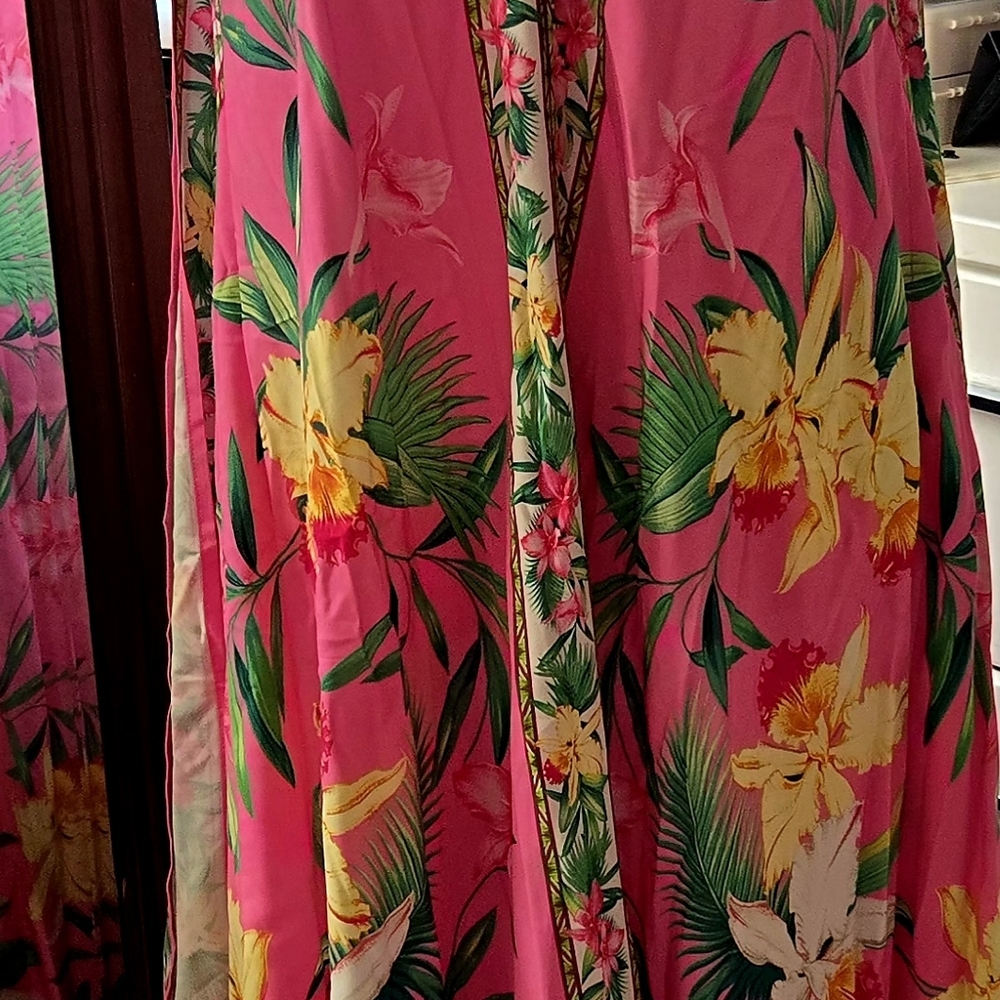 Floral Pink Sleeveless Dress - Picture 6 of 7